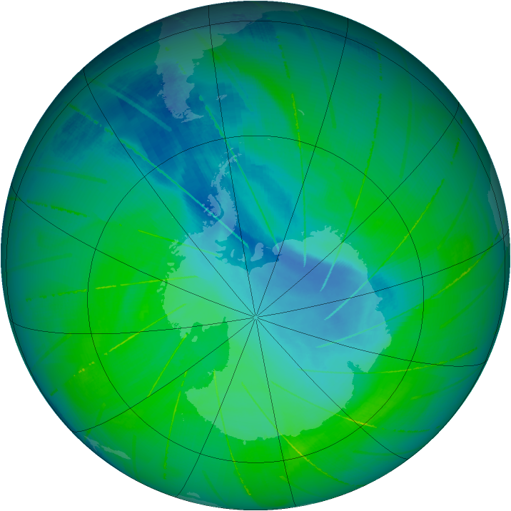 Ozone Map 2009-12-02